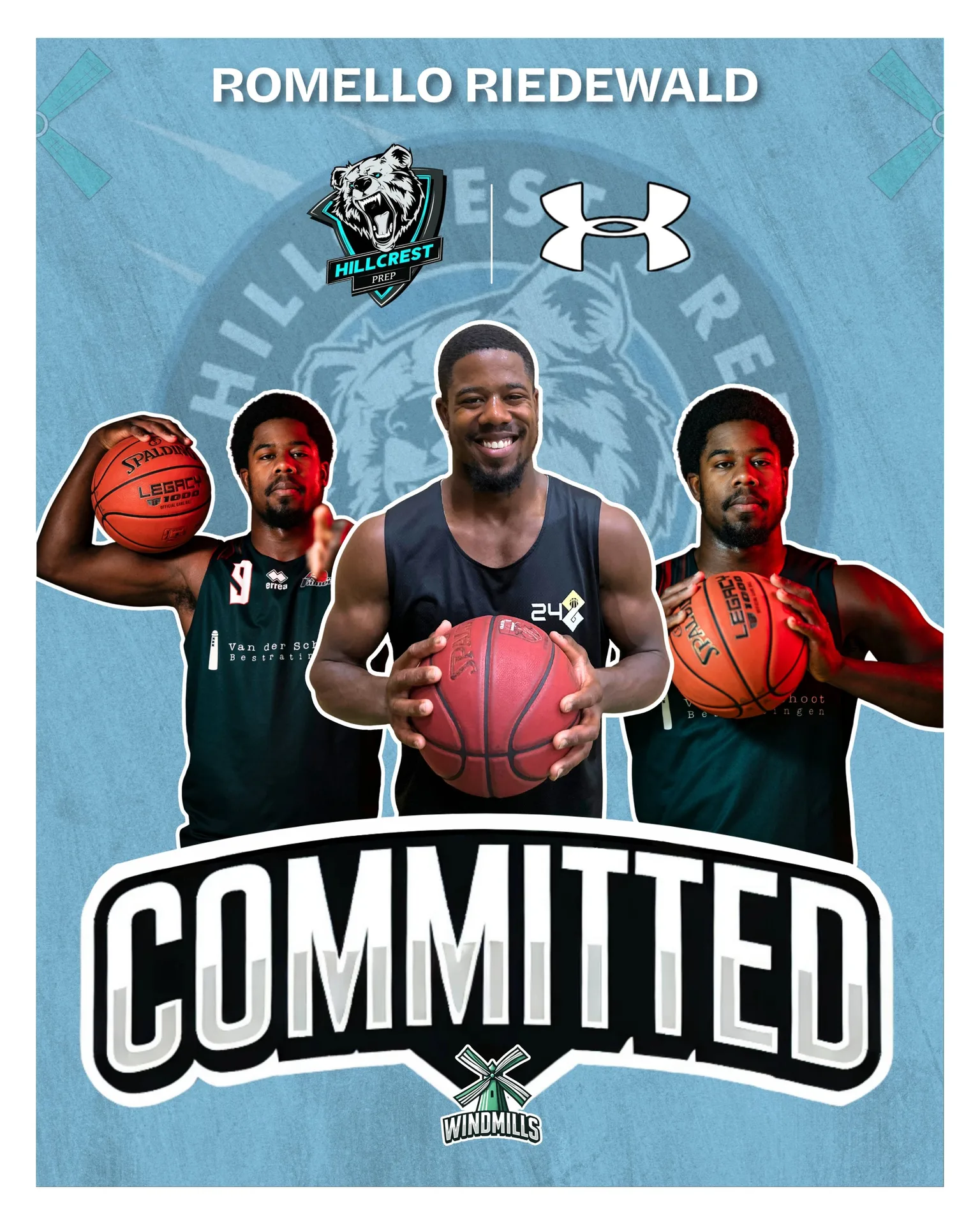 Romello Riedewald kiest voor Hillcrest Prep!